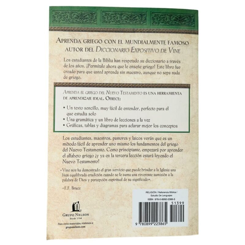Vine aprenda el griego del nuevo testamento recursos cristianos