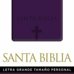 SANTA BIBLIA LETRA GRANDE TAMAÑO PERSONAL COLOR PÚRPURA