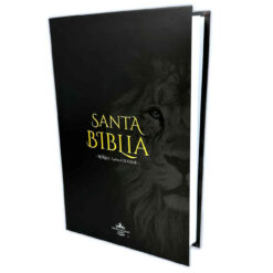 Santa Biblia- Negra León Letra Grande