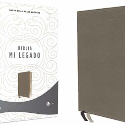 Biblia Mi Legado, Una Columna, Piel Imitación, Gris