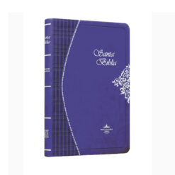 Biblia Reina Valera 1960 Mediana Letra Mediana Imitación Piel Morado