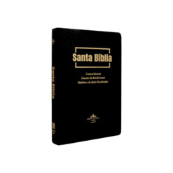 Biblia Fuente de Bendiciones Reina Valera 1960 Mediana Letra Mediana Imitación Piel Negro