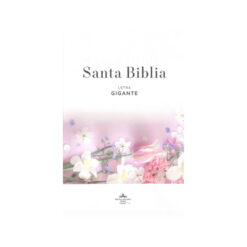 Biblia RVR60 Tapa Rústica Letra Gigante 14 Puntos Flores Rosas
