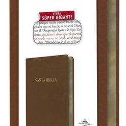 Biblia Reina Valera Revisada 1960. Símil Piel Marrón (letra Súper Gigante)