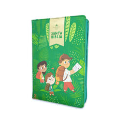 Biblia Interactiva Para Niños Color Verde