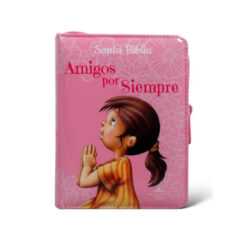 Biblia Amigos Por Siempre Acolchonada Rosa