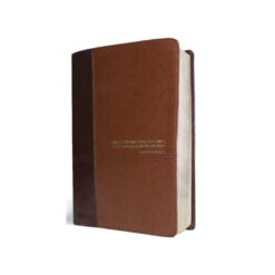 Biblia De Estudio Diario Vivir Cafe/Cafe Claro Simil Piel