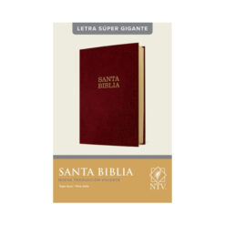 Biblia Letra Súper Gigante Vino Tinto Tapa Dura
