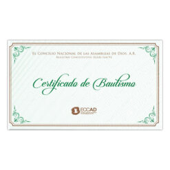 Certificado de Bautismo ECCAD