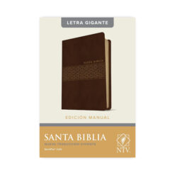 Biblia NTV tamaño manual letra gigante imitación piel café