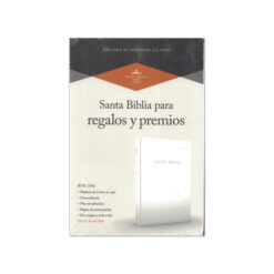 Biblia RVR 1960 Para Regalos Y Premios Blanco Imitación Piel