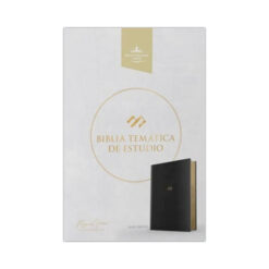 Biblia Temática de Estudio Reina Valera 1960, Negro, Símil Piel