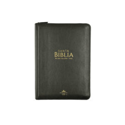 Biblia con Cierre Compacta Letra 11 puntos RV1960 imit piel negro