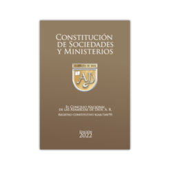 Constitución de sociedades y ministerios