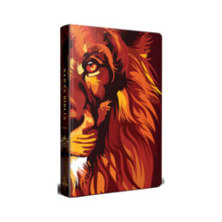 Biblia León De Judá Marrón Canto Pintado