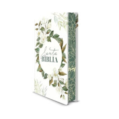 Biblia Flores Blancas Y Canto Pintado Tapa Dura Blanca