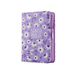 Biblia Bolsillo Lila Lavanda QR