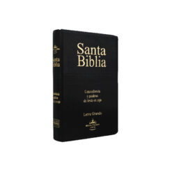 Biblia Reina Valera 1960 Mediana Letra Grande Vinil Negro