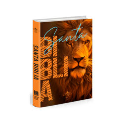 Biblia Reina Valera 1960 Letra Grande PJR tapa Dura León Naranja