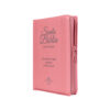 Biblia Reina Valera 1960 Mediana Letra Grande Imitación Piel Rosa