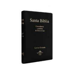 Biblia Reina Valera 1960 Mediana Letra Grande Vinil Negro