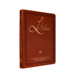 Biblia Traducción Lenguaje Actual Grande Letra Gigante Imitación Piel Marrón