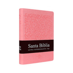 Biblia Reina Valera 1960 Grande Letra Super Gigante Imitación Piel Rosa
