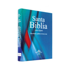Biblia Reina Valera 1960 Grande Letra Gigante Tapa Dura Azul