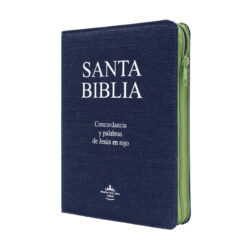 Biblia Reina Valera 1960 Grande Letra Gigante Mezclilla Verde