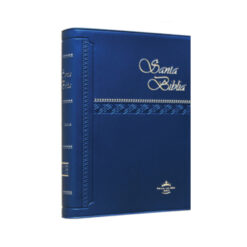 Biblia Reina Valera 1960 Chica Letra Chica Vinil Azul