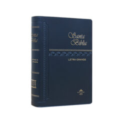 Biblia Reina Valera 1960 Chica Letra Grande Vinil Azul