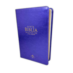 Biblia Manual Letra Grande Lila -RVR1960
