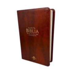 Biblia Mediana Clásica Café Canto Dorado