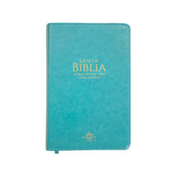 Biblia Clásica Turquesa Letra Grande Manual