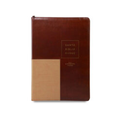 Biblia RV1960 Super Gigante Canto Dorado IMIT Piel Cierre/Indice
