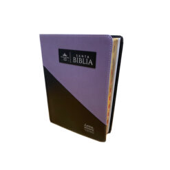 Biblia 1960 Letra Gigante 15 Puntos Simil Piel Negro Café Triangular Indice
