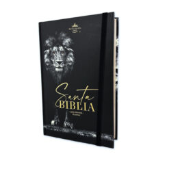 Biblia RVR1960 Tapa Dura Con Elástico León Manual 12.5pt