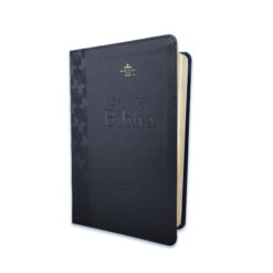 Biblia Letra Gigante Manual 14 Puntos RV1960 Imit Piel Negro Geométrico