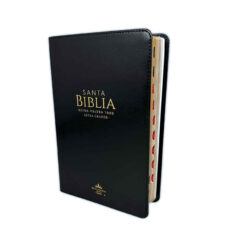 Biblia RVR1960 Tamaño Manual Letra Grande Negro Índice