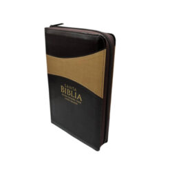Biblia Rv 1960 Tamaño Manual Letra Grande i. piel Con Cierre CAFÉ/CAFÉ