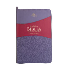 Biblia RVR1960 Lila Morado Cierre Manual Cierre Índice 12.5pt