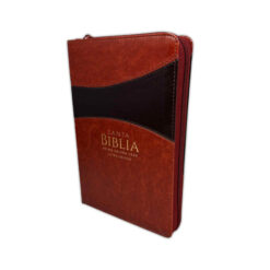 Biblia RVR1960 Letra Grande Cierre Chocolate Café Índice