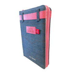 Biblia Letra Grande Jean Rosa Con Cierre E índice RV1960