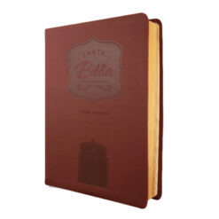 Biblia Reina Valera 1960 Grande Letra Gigante Imitación Piel Vino Código QR
