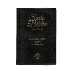 Biblia Reina Valera 1960 Mediana Letra Grande Vinil Negro