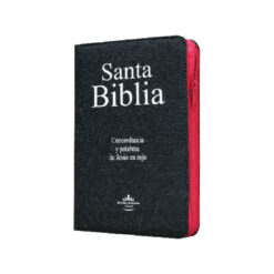 Biblia Reina Valera 1960 Mediana Letra Grande Mezclilla Rosa