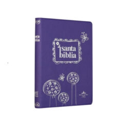 Biblia Reina Valera 1960 Chica Letra Chica Vinil Violeta
