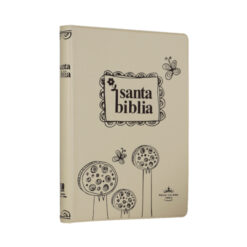 Biblia Reina Valera 1960 Chica Letra Chica Vinil Beige