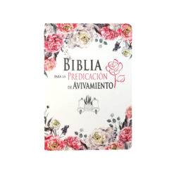 Biblia de Estudio para la Predicación de Avivamiento Reina Valera 1960 Grande Letra Grande Flores