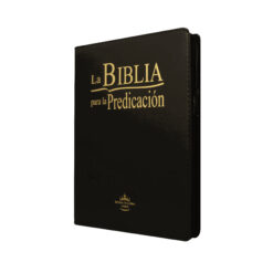 Biblia de Estudio Predicación Reina Valera 1960 Grande Letra Grande Imitación Piel Negro